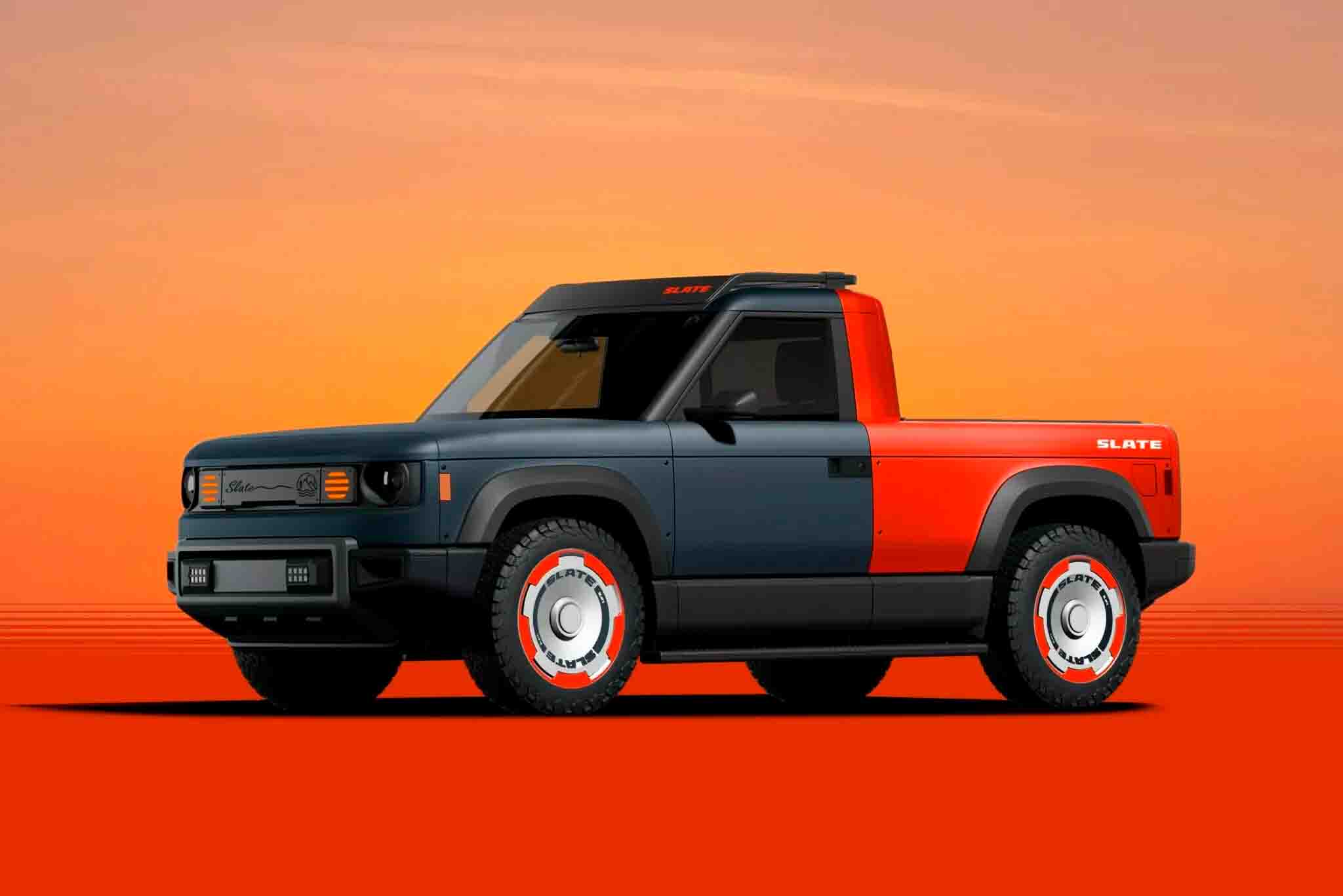 El Slate Truck es un pick‑up eléctrico económico que apuesta por personalización, simplicidad mecánica y costos accesibles en el mercado.